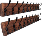 SKOLOO Rustic Large Wall Mounted Coat Rack-38.6'' Long Coat Rack by SKOLOO