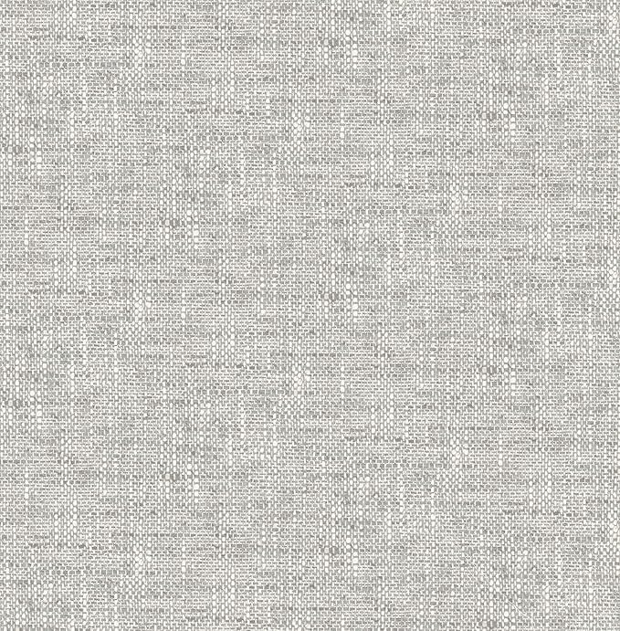 NuWallpaper Poplin Texture Peel and Stick Wallpaper, Textured Removable by NuWallpaper