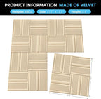 Velvet 3D wall Panels for Interior Decor Peel and Stick, Soundproof Geometric - Image 3