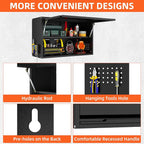 Garage Wall Cabinet, Floating Metal Wall Cabinet - Image 7