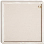 U Brands Rustic Linen Bulletin Board, Industrial Grade Pinning Surface by UBrands