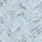 Livelynine 15.8x197 Blue and White Grass Cloth Wallpaper Peel and Stick Contact - Image 6