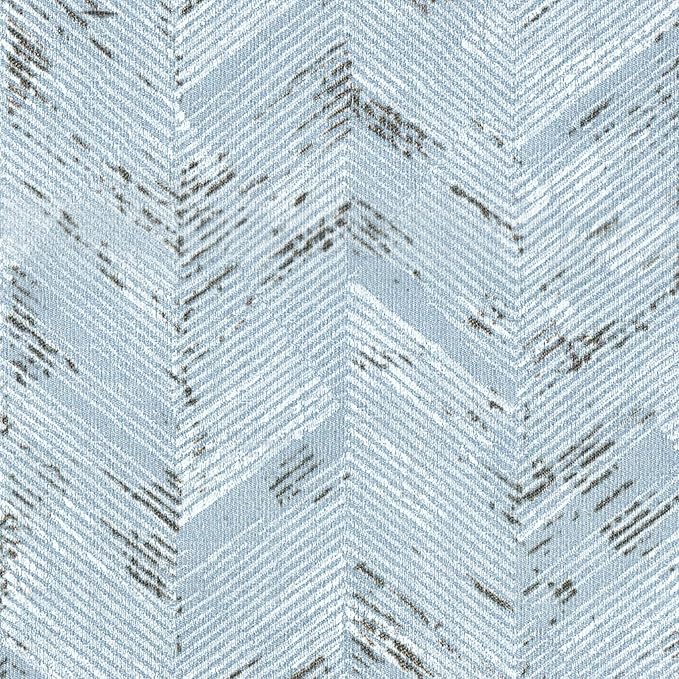 Livelynine 15.8x394 Blue Fabric Peel and Stick Wallpaper - Image 5