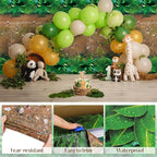 Kochorie 100 Ft x 54 Inch Forest Path Plastic Tablecloth Roll Safari Dinosaur - Image 3