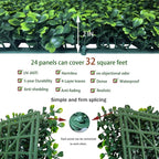 ODTORY Artificial Grass Wall Backdrop Panels, 16 X 12 in 24P UV-Anti Greenery - Image 3