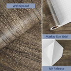 WESTICK Brown Wood Contact Paper Peel and Stick Countertops Waterproof Wood - Image 8