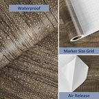 WESTICK 24"x394" Large Wood Contact Paper Peel and Stick Countertops Brown Wood - Image 8