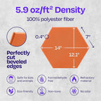 Acoustic Panels 12-Pack Soundproof Wall Panels 14"X12.1"X0.4" Sound Panels High - Image 6