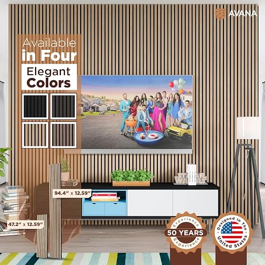 Avana Modern Acoustic Wood Wall Panels – 47.2 X 12.6 Inch White Oak Acoustic - Image 7