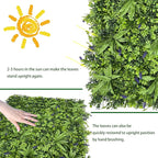 ODTORY Artificial Greenery Wall Roll: 40X120IN UV-Anti Ivy Privacy Fence Wall - Image 7