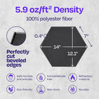 Acoustic Panels 12-Pack Soundproof Wall Panels 14"X12.1"X0.4" Sound Panels High - Image 6