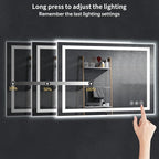 48" x 32" LED Bathroom Mirror - Image 6