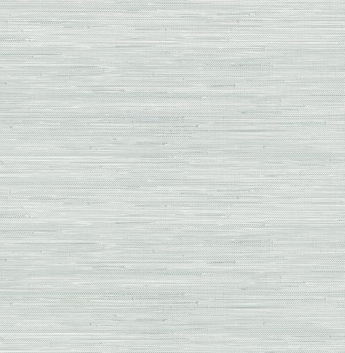 NuWallpaper x Social Social Whisper Blue Classic Faux Grasscloth Peel & Stick by NuWallpaper