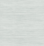 NuWallpaper x Social Social Whisper Blue Classic Faux Grasscloth Peel & Stick by NuWallpaper