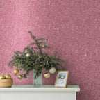 CHIHUT Pink Glitter Wallpaper Stick and Peel 15.7''x100'' Sparkle Glitter - Image 3