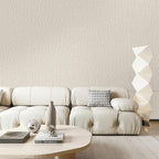 Gray Grasscloth Peel and Stick Wallpaper Renter Friendly Wall Covering Adhesive - Image 4