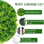 ODTORY Artificial Plants Hedge Wall Panels：20x20 Inch 12P UV-Anti Greenery - Image 4