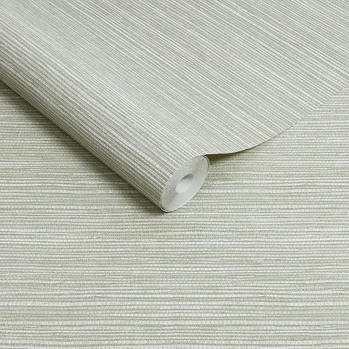 Superfresco Easy Emperor Grasscloth Sage Wallpaper - Image 3