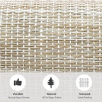 Ansehan Wallcovering W402 Marbletile Collection 36" W x 8 Yard L, Natural Paper - Image 7
