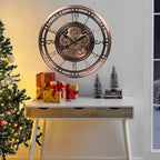 CLXEAST 28 Inch Oversized Large Moving Gear Wall Clock - Image 9