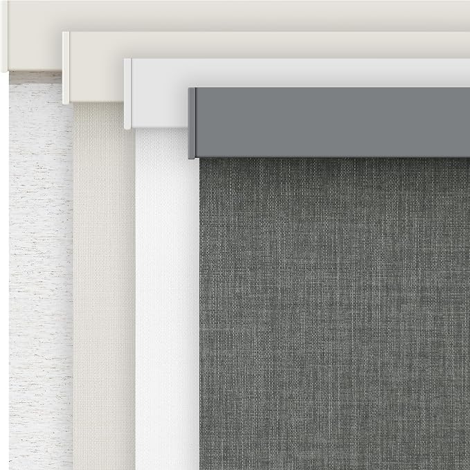 AOSKY Custom Linen Roller Blinds Shades by AOSKY