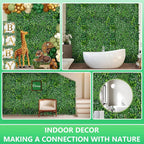 Grooy Grass Wall, Artificial Boxwood Panels 20"x20", Privacy Hedge Fence Screen - Image 5