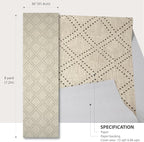 Ansehan Hand-Crafted Wallcovering HA3002 Droplets 36" W x8 Yard L Textured - Image 7