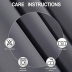 LEMOMO Blackout Curtains 42 x 95 inch/Dark Grey Curtains Set of 2 - Image 5