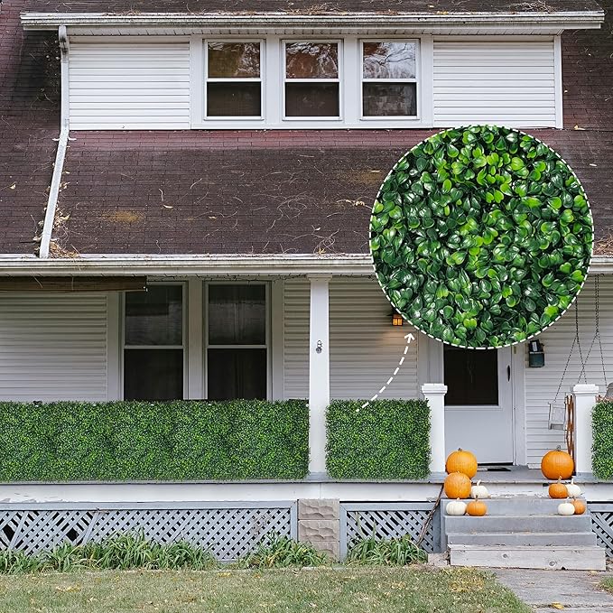 Artificial Ivy Privacy Fence Screen:48"x 128" 4-Layer Leaf UV-Anti Faux - Image 5