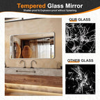 Delma Bathroom Vanity Mirror, High-Definition Bathroom Mirror, Versatile - Image 5