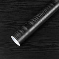 COSNIGHT Black Peel and Stick Wallpaper, Wood Grain Contact Paper Self Adhesive by COSNIGHT