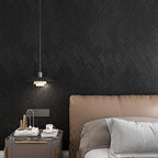 Decotalk Black Textured Wallpaper Textured Wall Paper - Image 2