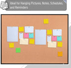 Mr. Pen- Cork Notice Board, 36 X 24 Inches, Cork Bulletin Board - Image 6