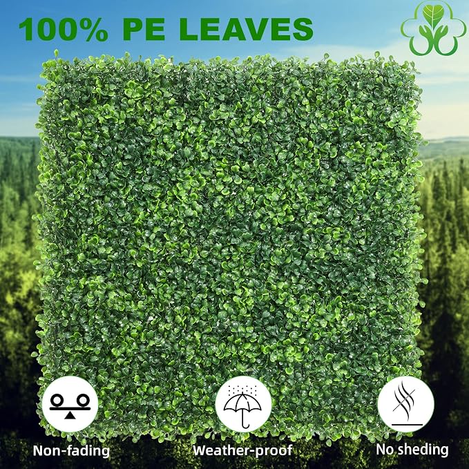KASZOO 12 Pack 20"x20" Grass Wall Panels - Image 8