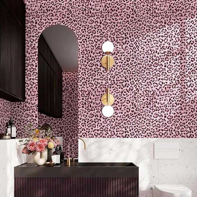 Leopard Print Peel and Stick Wallpaper, Waterproof Removable Self Adhesive - Image 5
