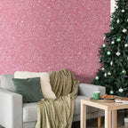 CHIHUT 15.7''x236'' Pink Glitter Peel and Stick Wallpaper Self Adhesive Sparkle - Image 2