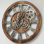 ImprovingLife The Gears Clock The Original Real Moving Gear Wall Clock Vintage - Image 3