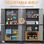 71" H Metal Tool Storage Cabinet - Image 6