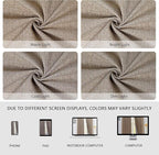 IGEMAEVE Blackout Curtains 84 Inch Length 2 Panels Set, 100% Black Out Curtains - Image 4