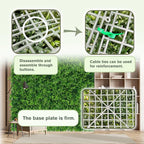Greenery Faux Grass Wall Backdrop 72"x128" UV-Anti Artificial Green Boxwood - Image 4