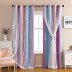 XiDi Dream Star Blackout Curtains by Addsomecolortolife