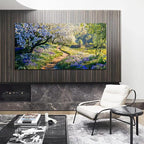 Canvas Wall Art Decor Large Modern Green Wall Art - Image 2