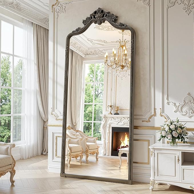 71"x32" Bronze Arched Full Length Mirror by WISSMILESHOME