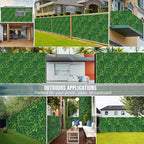 Grooy Artificial Boxwood Panels, Privacy Hedge Fence Screen - Image 7