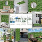 ODTORY Artificial Grass Wall Backdrop Panels Roll: 48X120 in UV-Anti Greenery - Image 5