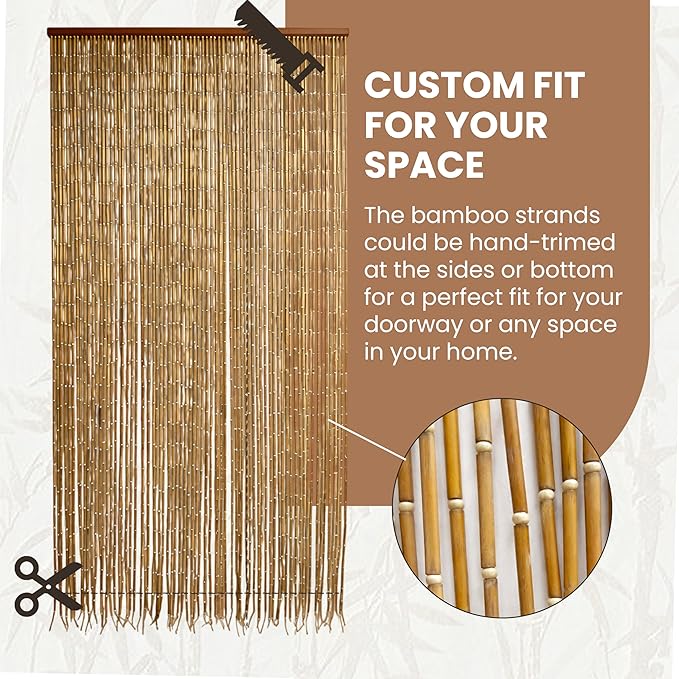 Vietbud Décor Natural Beaded Curtains - Image 4