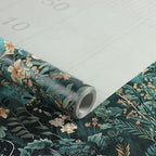Floral Peel and Stick Wallpaper Green Flower Contact Paper 17.3inch x 118.1inch - Image 6