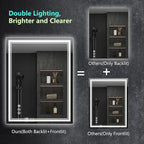 Ratsamee 24x36 Inch Led Mirror for Bathroom - Image 3