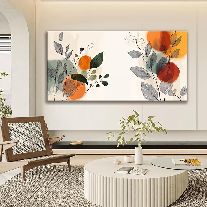 Suconvng Canvas Wall Art For Living Room Home Wall Decor Modern Boho Canvas Art - Image 2