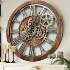 ImprovingLife The Gears Clock The Original Real Moving Gear Wall Clock Vintage - Image 4